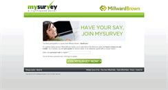 Desktop Screenshot of mysurveyandyou.com